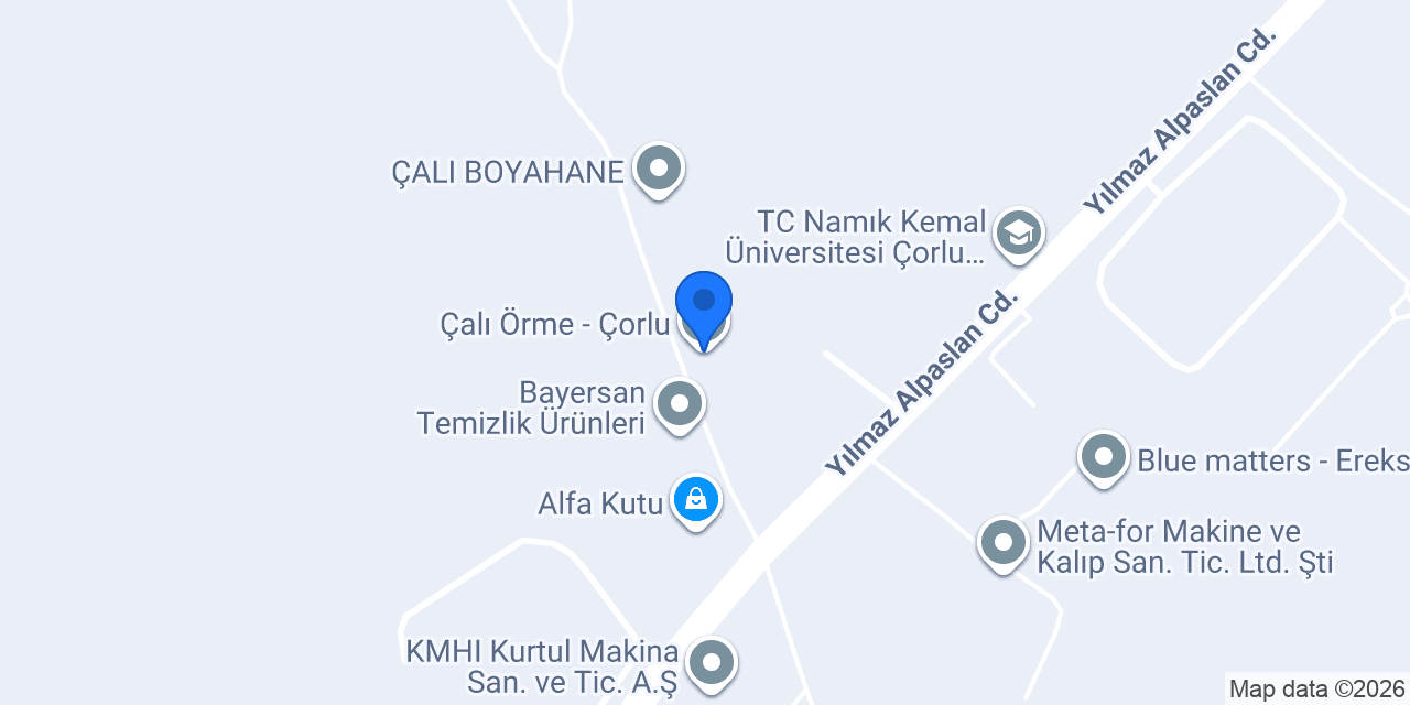 Çalı Örme - Çorlu konumu