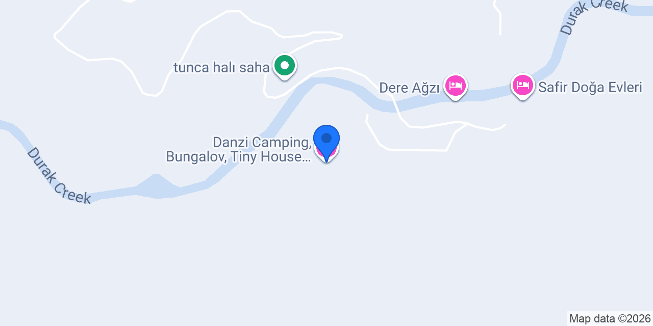 Danzi Camping, Bungalov, Tiny House, Konaklama, konumu