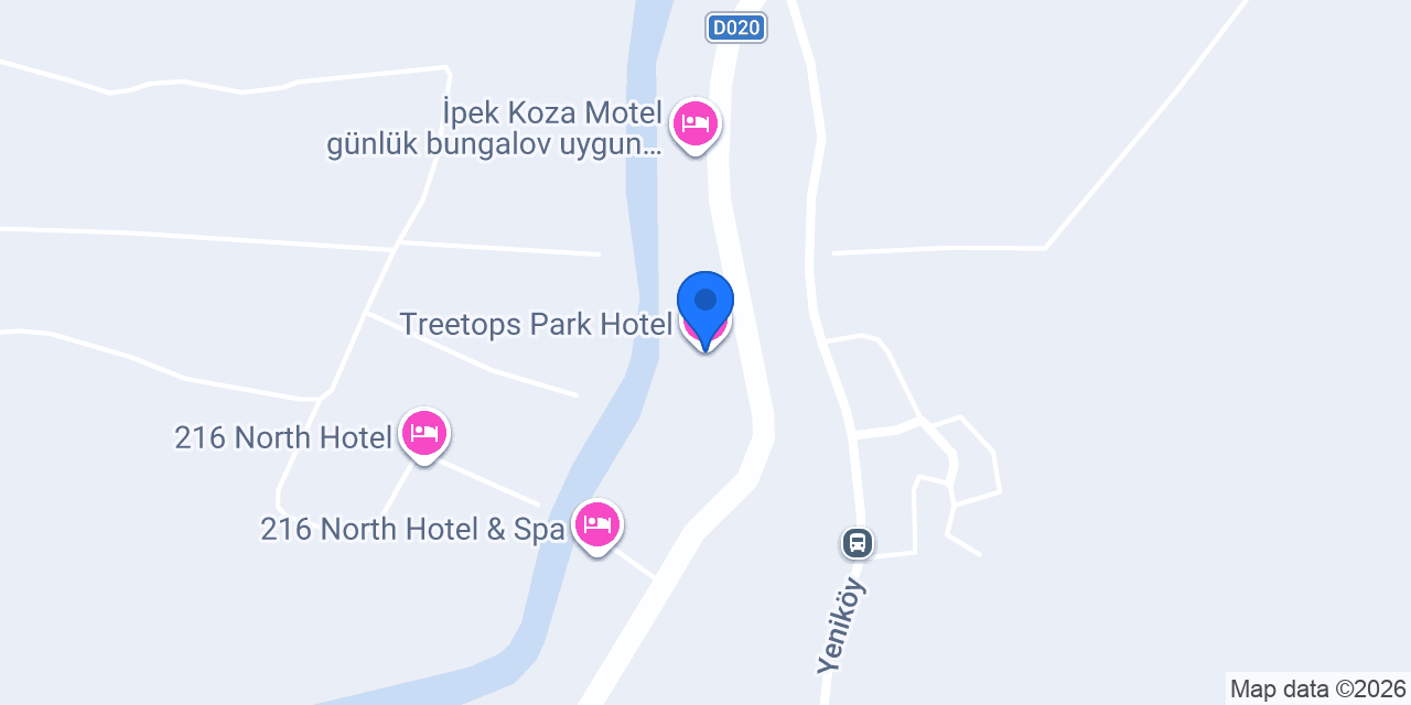 Treetops Park Hotel konumu