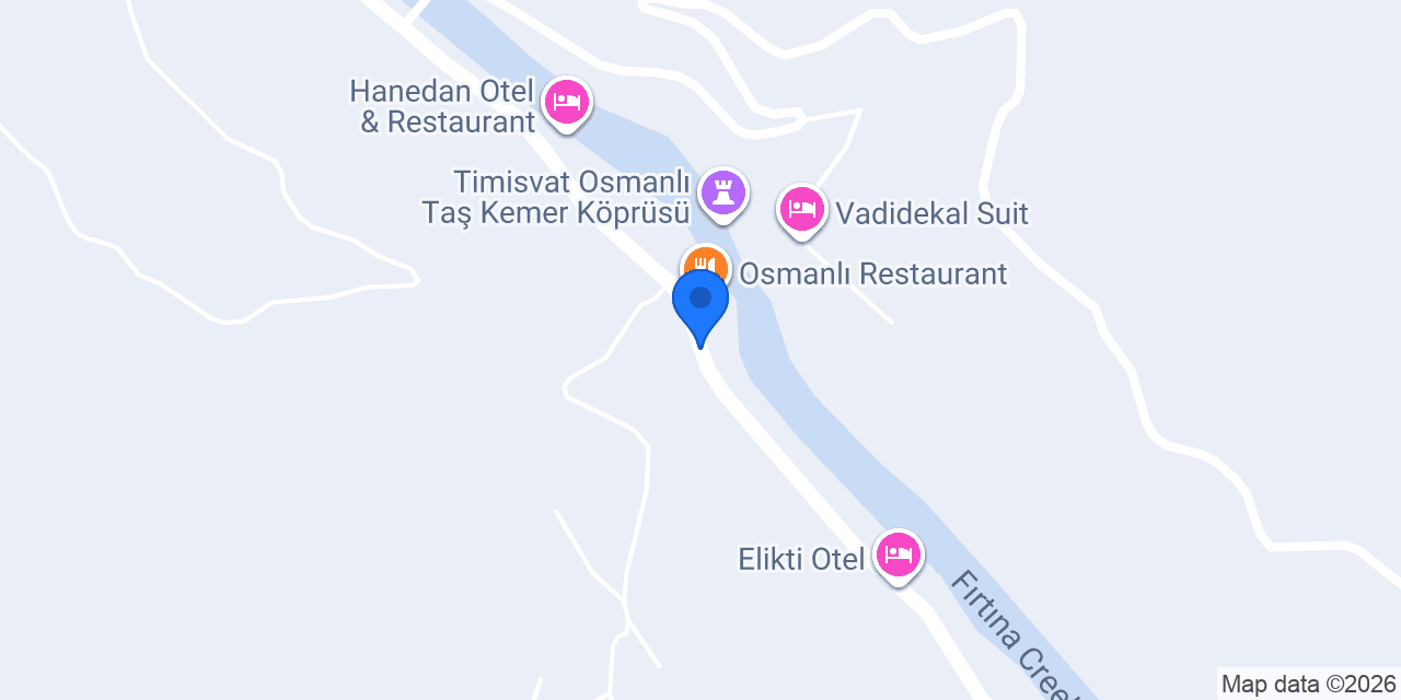 Ayderde En İyi Oteller | HANEDAN SUİT OTEL konumu