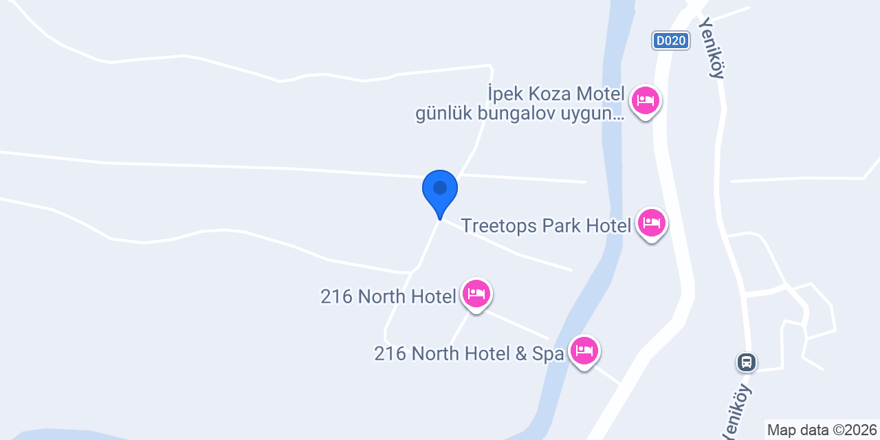 Ağva Shelale Otel konumu