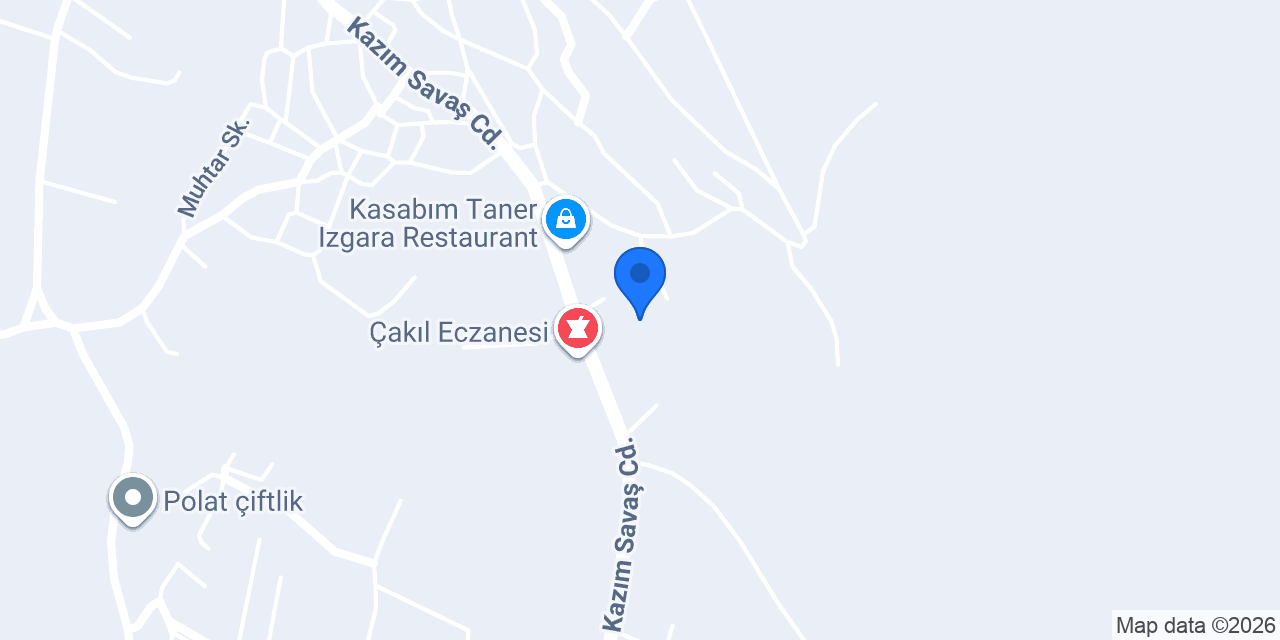 Çakıl İlk ve Ortaokulu konumu