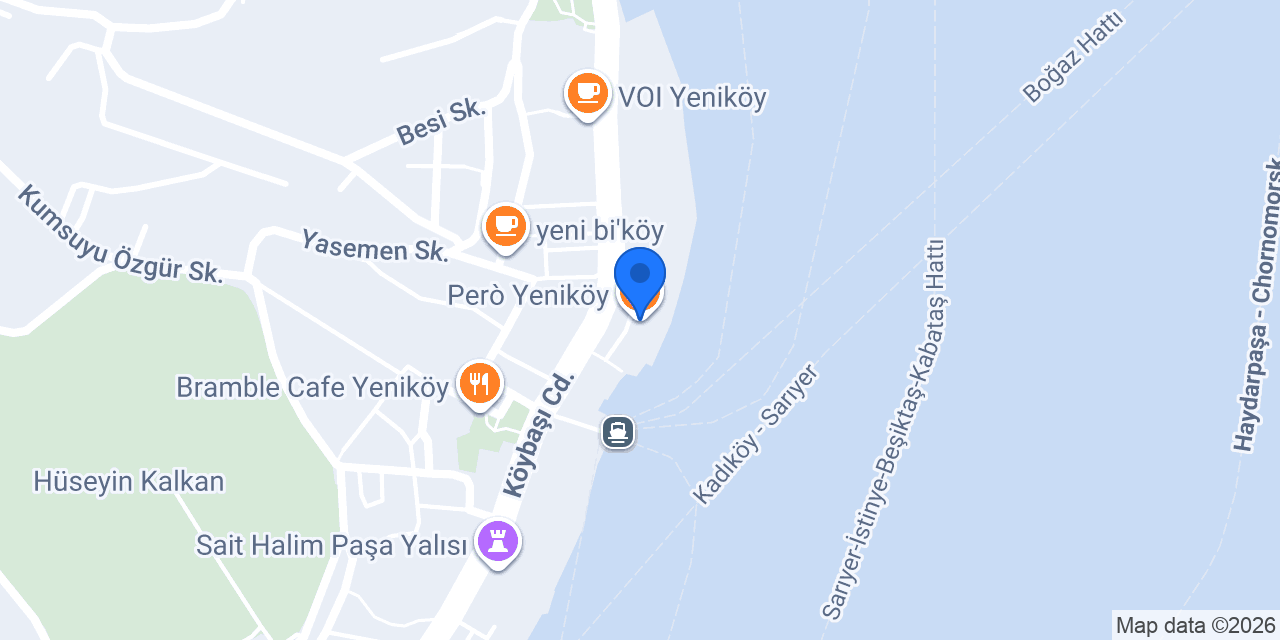 Però Yeniköy konumu