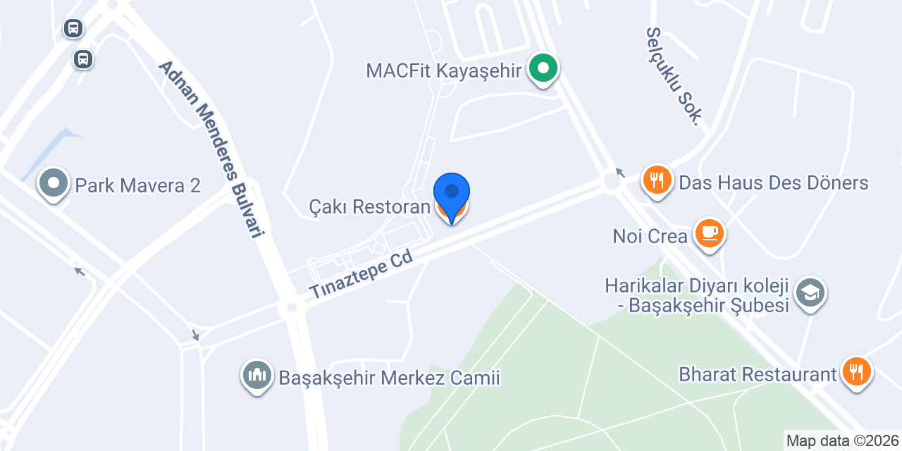 Çakı Restoran konumu