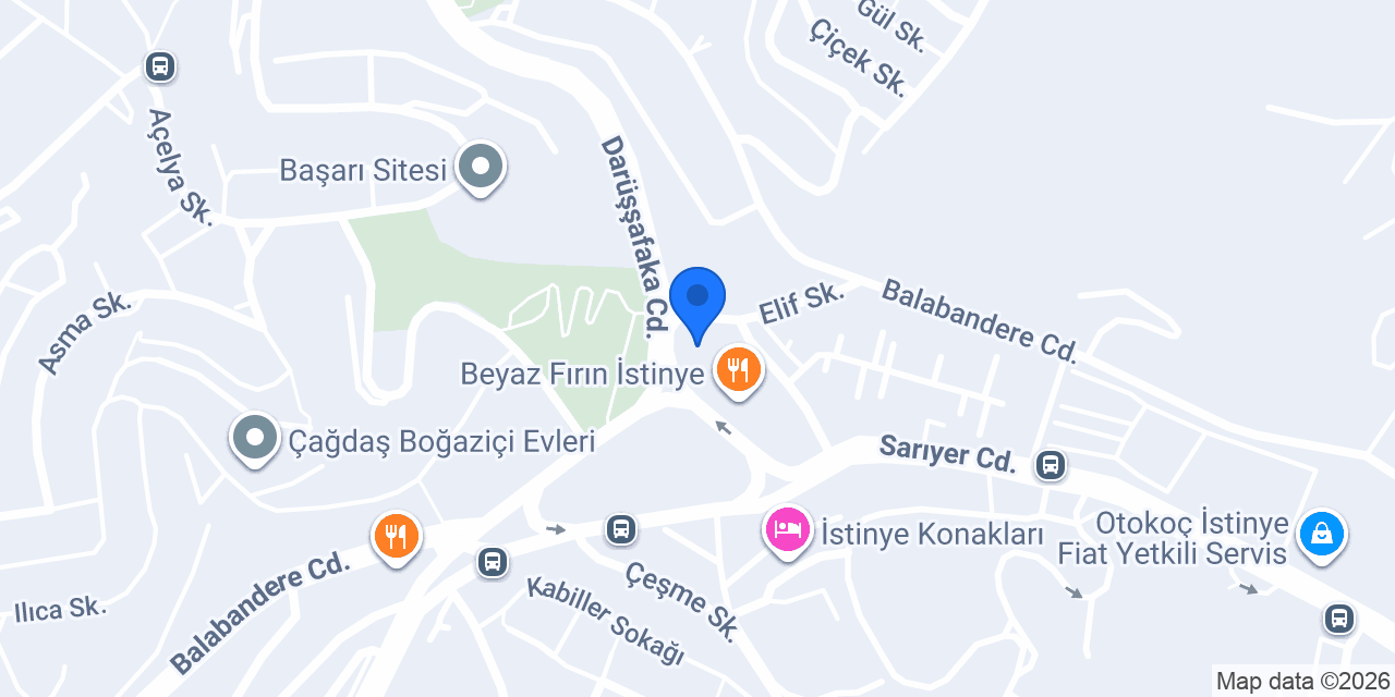NuSPA İstinye Seba konumu