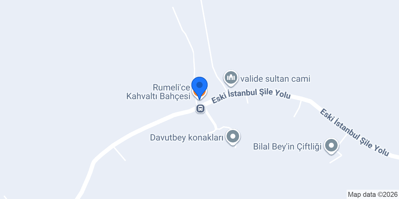Rumeli'ce Kahvaltı Bahçesi konumu