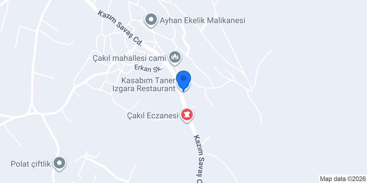 Kasabım Taner Izgara Restaurant konumu