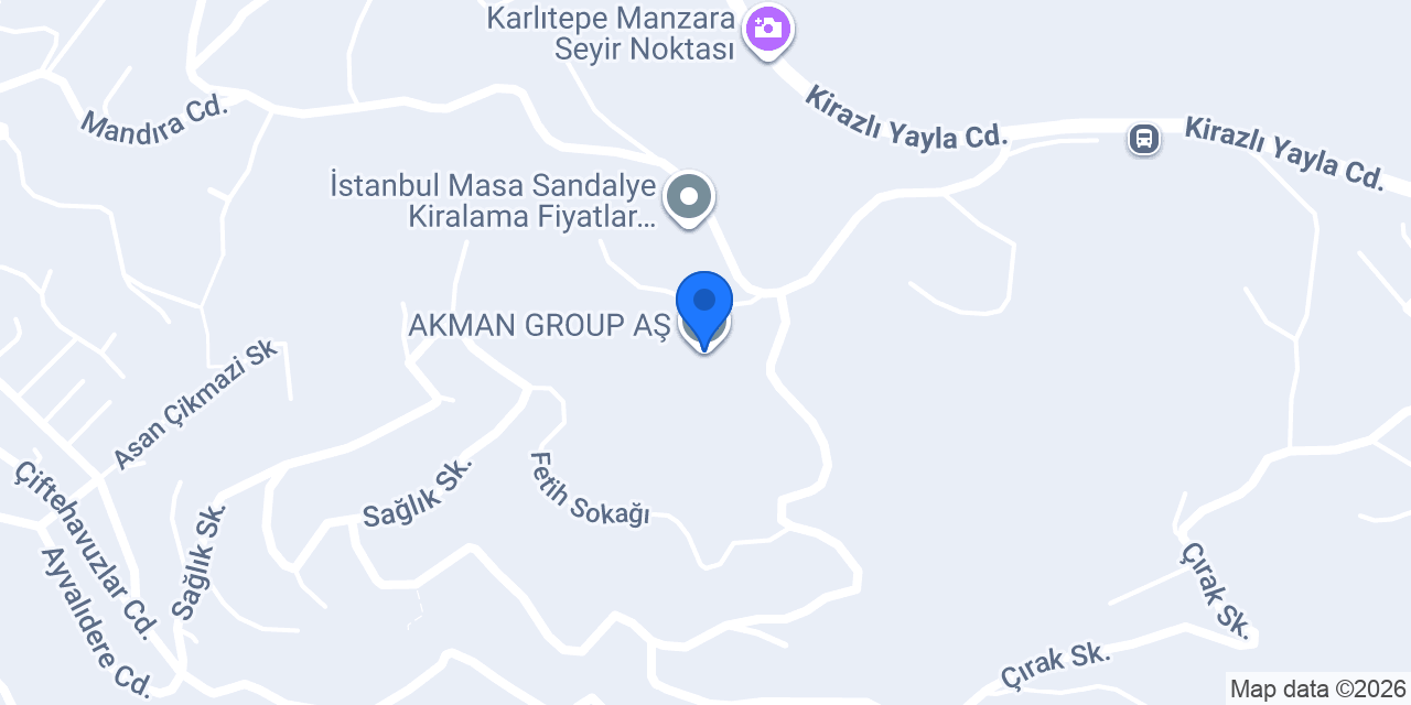 AKMAN GROUP AŞ konumu