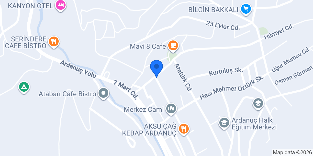 Gül mutfağı konumu