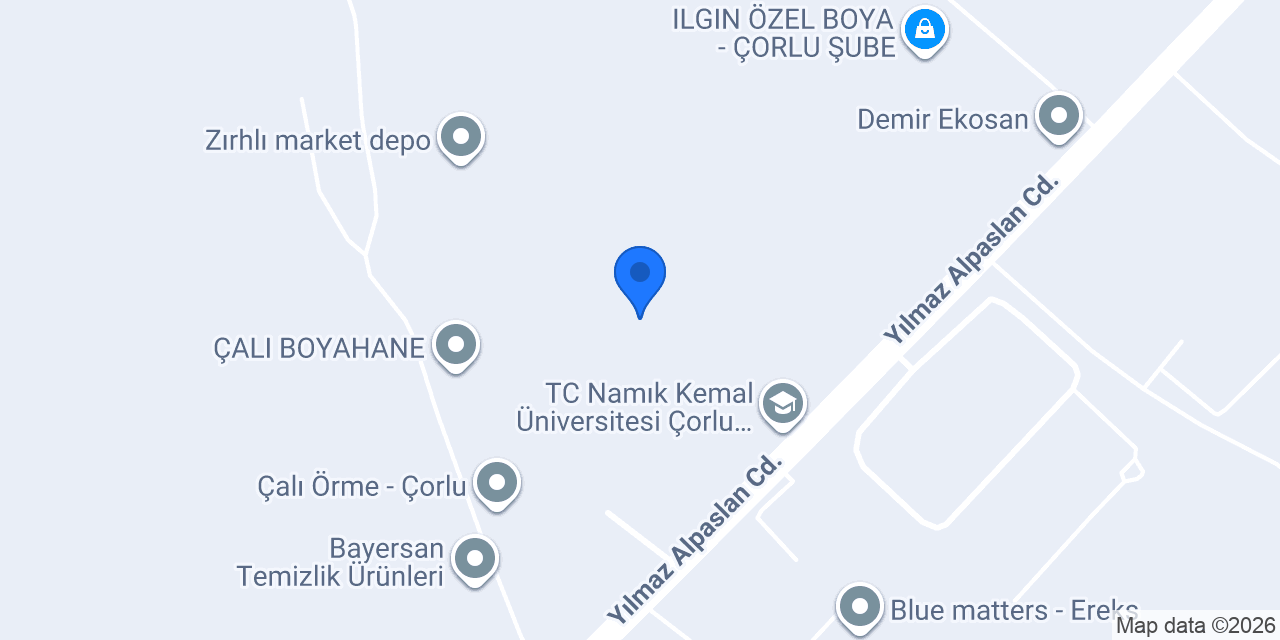 YUKE Lastik / Çorlu Depo konumu