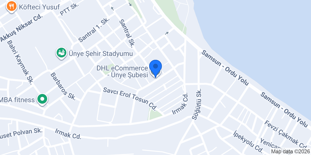 DHL eCommerce - Ünye Şubesi konumu