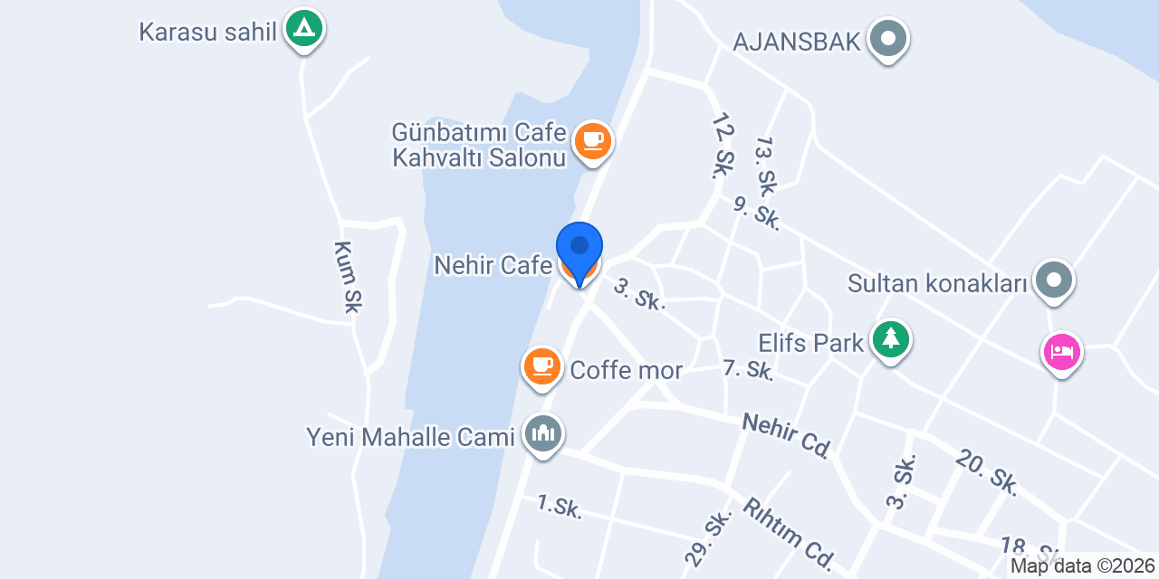 Nehir Cafe konumu