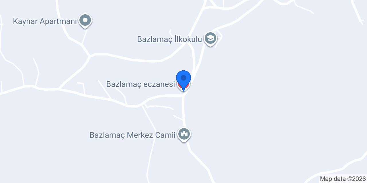 Bazlamaç eczanesi konumu