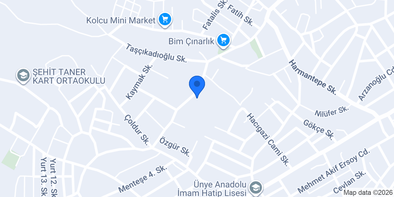 Ordu Depo konumu