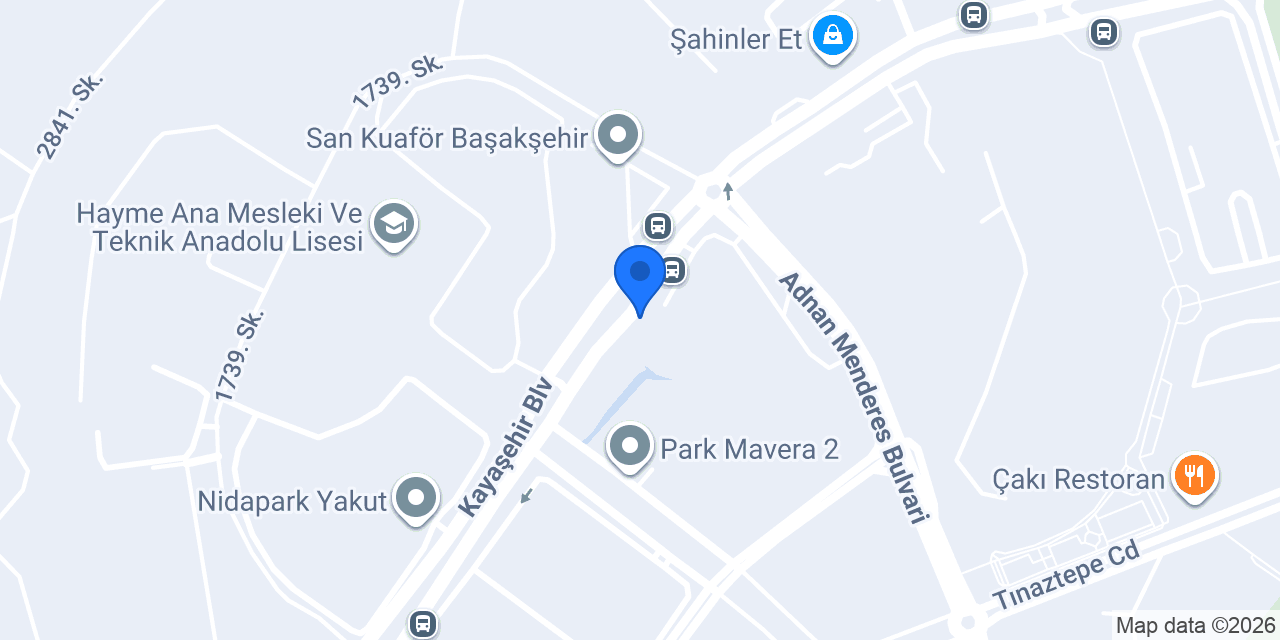 Kayaşehir Özel Fen Bilimleri konumu
