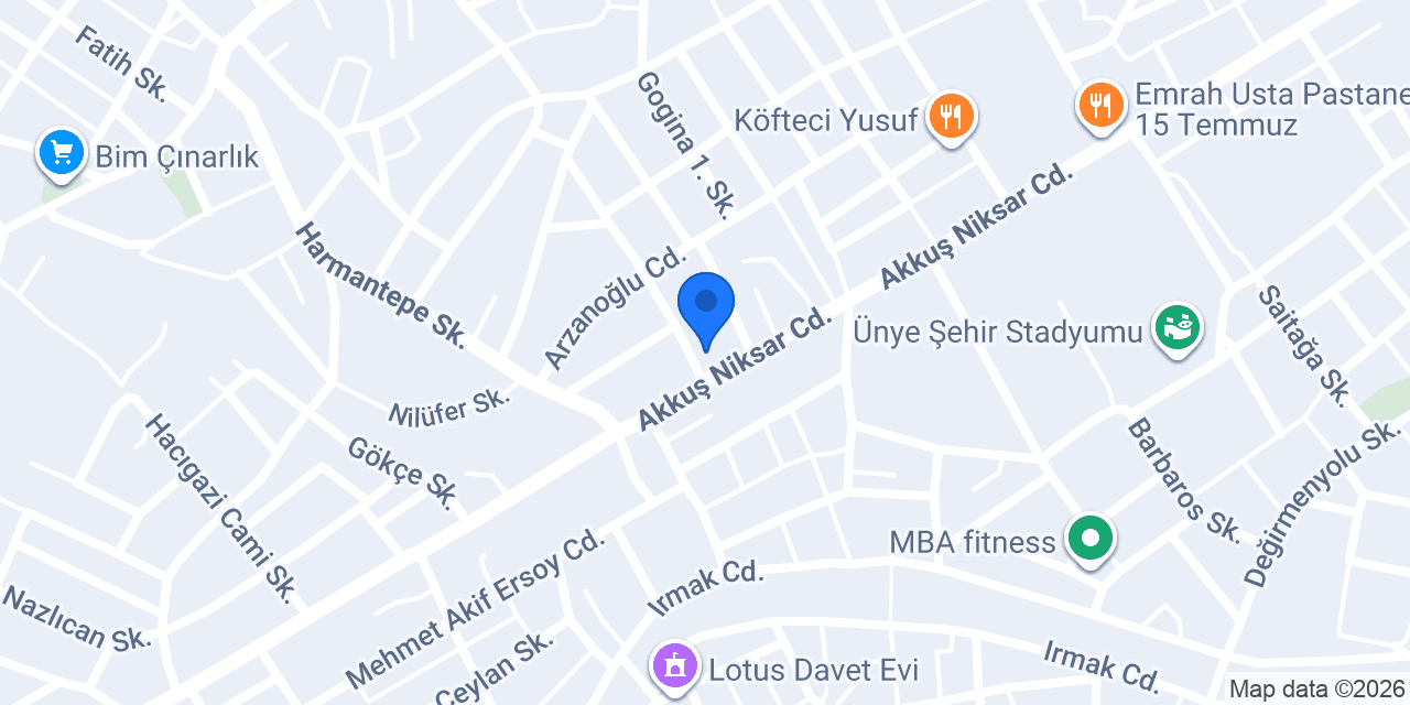 ÖZCAN TÜL PERDE konumu
