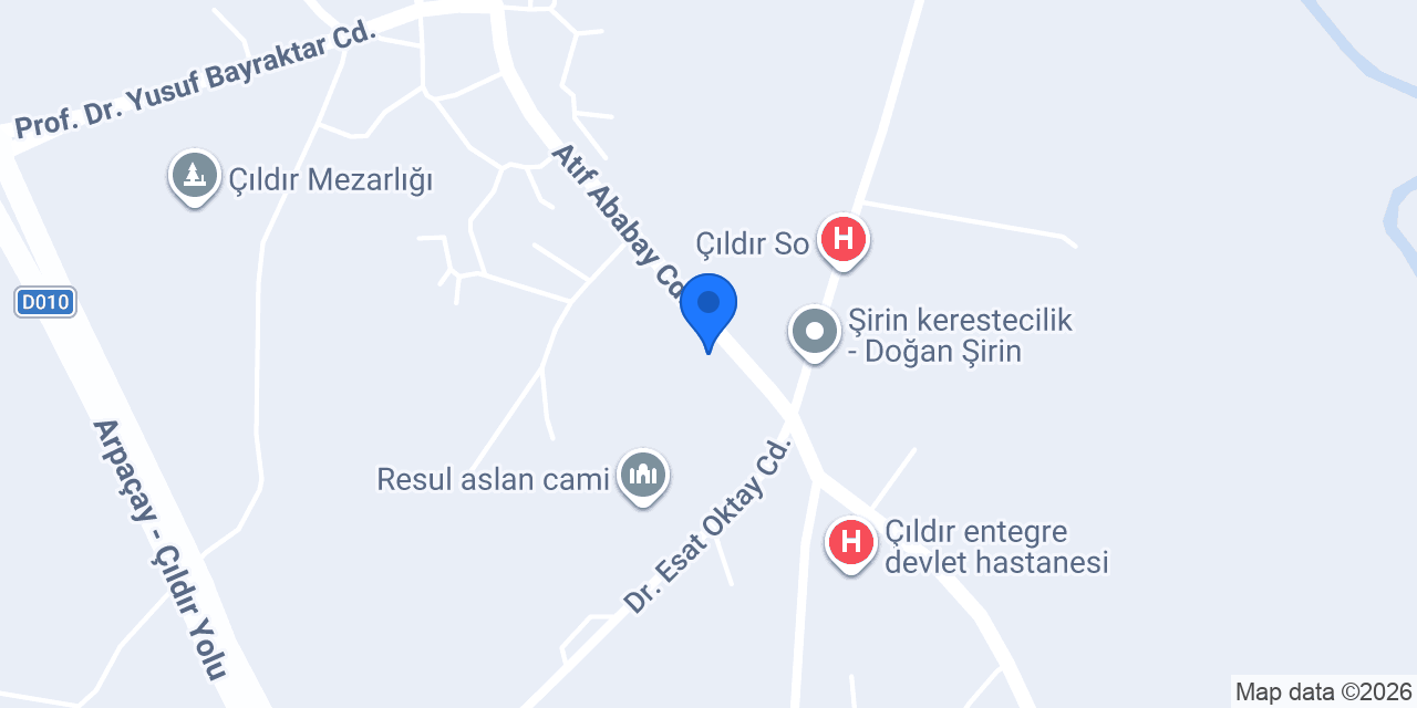 Çıldır Noterliği konumu