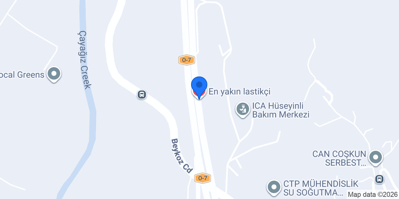 En yakın lastikçi konumu