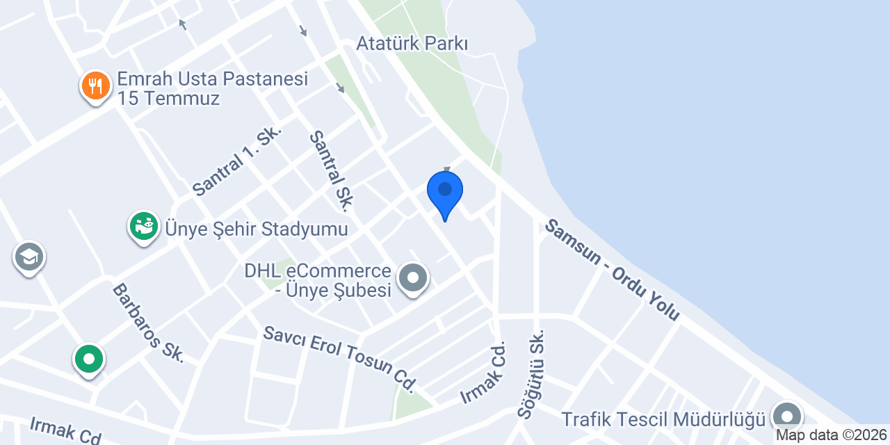 KARACA ELEKTRİK ÜNYE konumu