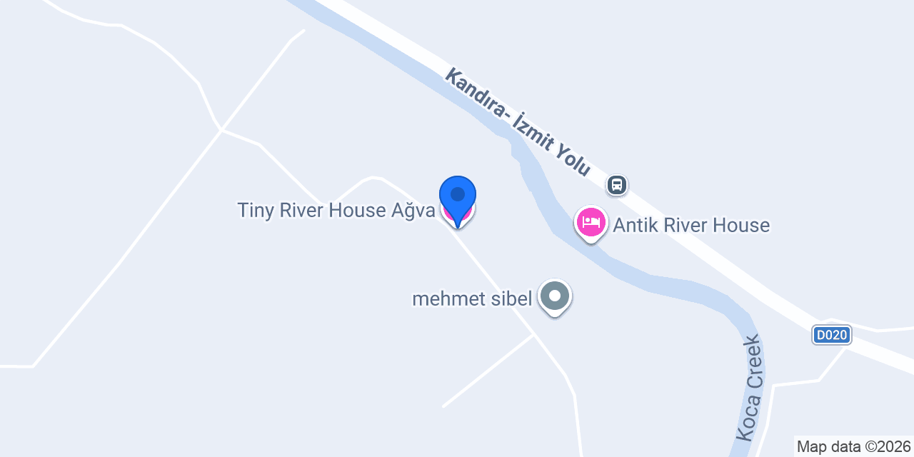 Tiny River House Ağva konumu