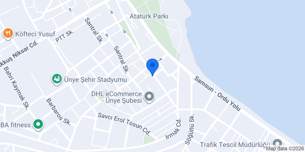 Karadeniz İnci Pastanesi konumu