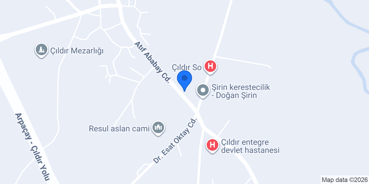 ÇILDIR ARDAHAN OTOGARI konumu