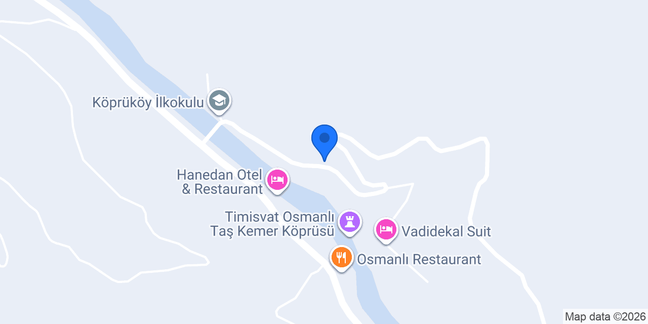 Gökçe Bungalov Ayder konumu