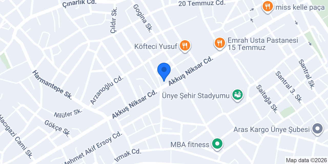 Çelik Orman Ürünleri konumu