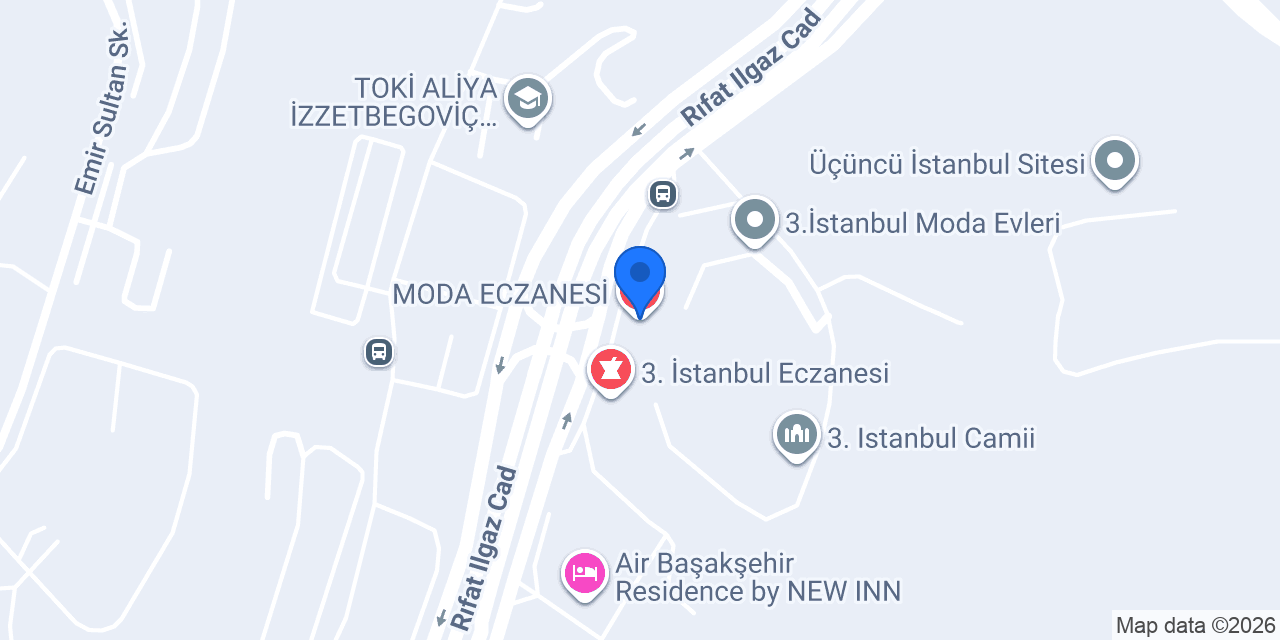 MODA ECZANESİ konumu
