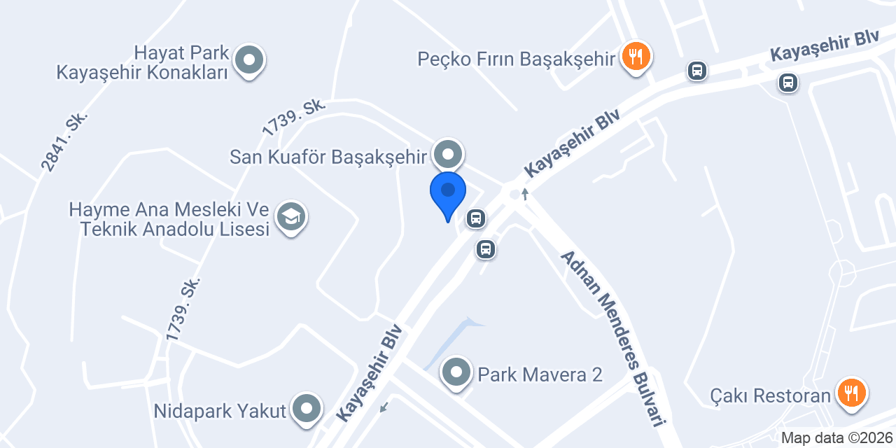 Zaitoune Kayaşehir-حلويات زيتونة konumu
