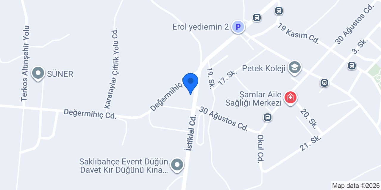 ŞAMLAR KÖYÜ KÖŞE EMLAK ARSA&TARLA konumu