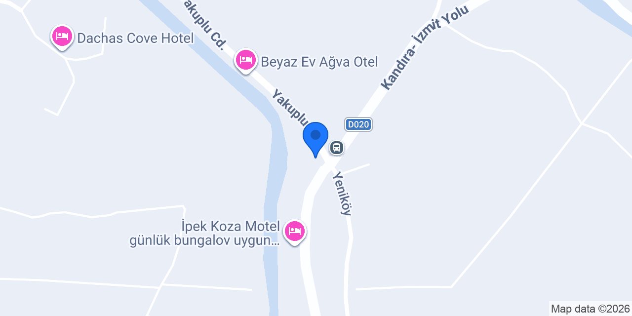 Ağva El Rio Otel konumu