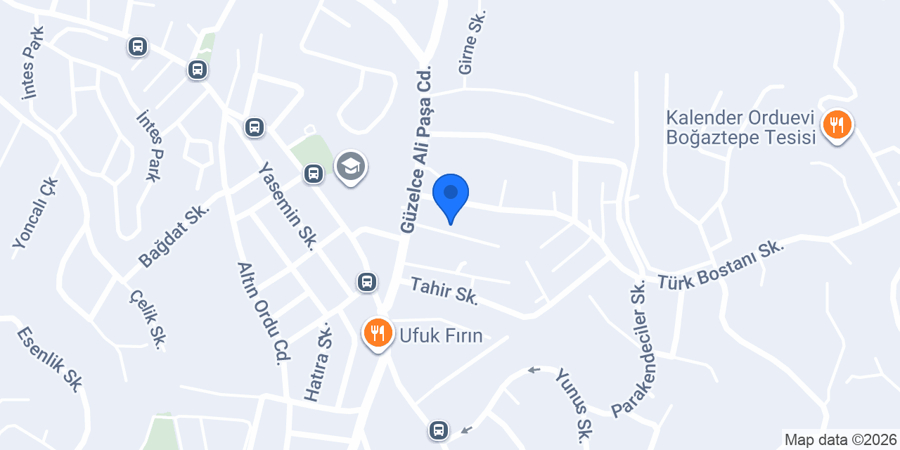 Pronto Erce Tank Temizği konumu