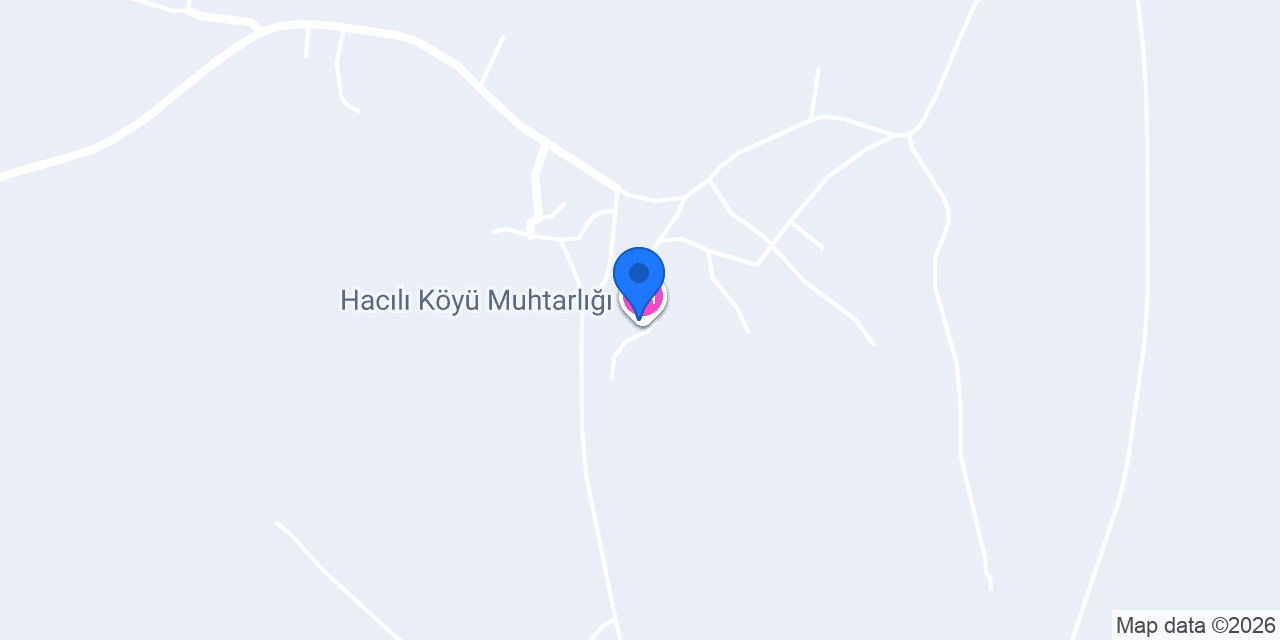 Hacılı Köyü Muhtarlığı konumu