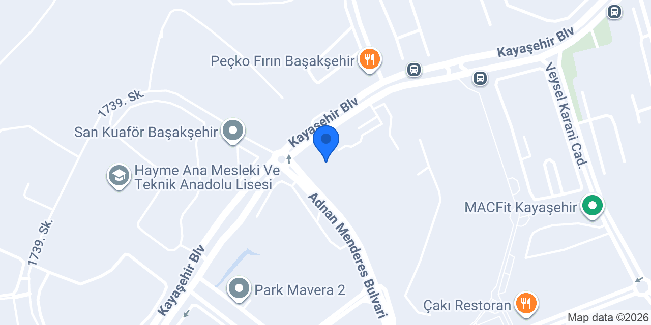Türev Yapı Peyzaj konumu