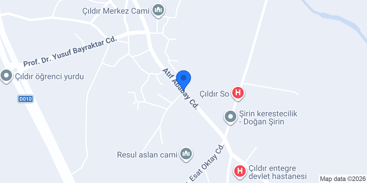 Çıldır Veteriner Kliniği konumu
