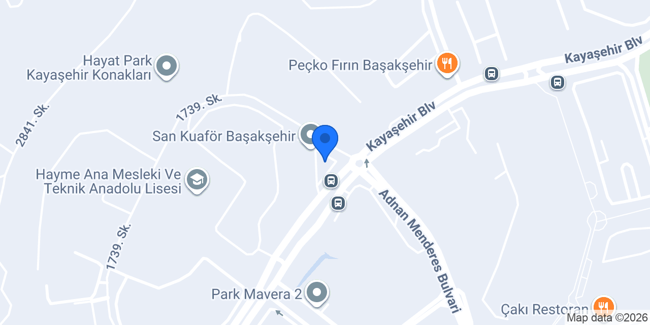 AFİFE CAFE & RESTAURANT KAYAŞEHİR konumu