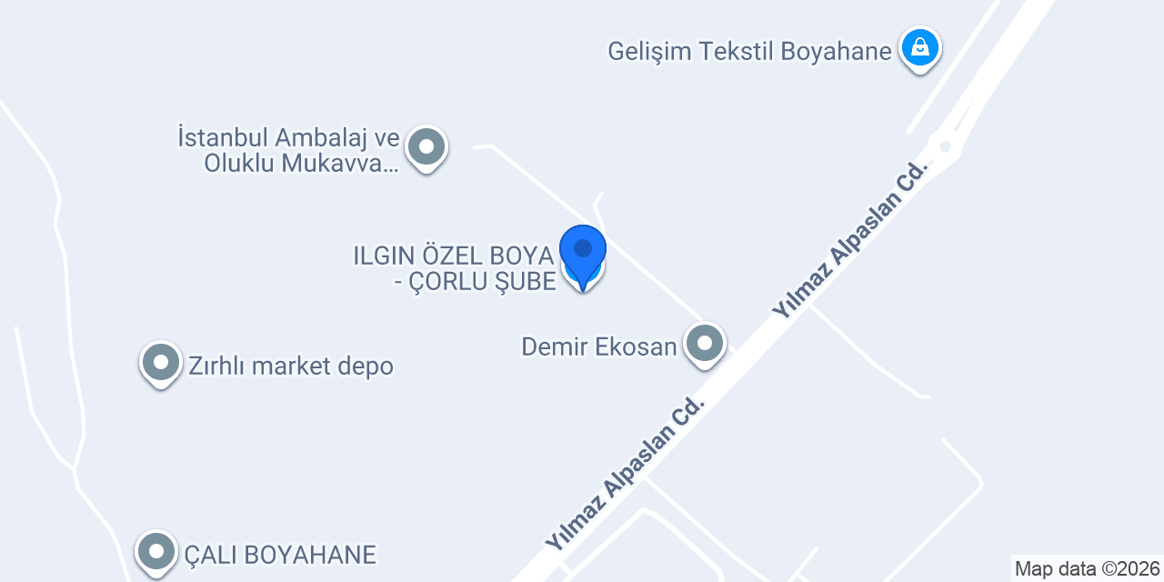 ILGIN ÖZEL BOYA - ÇORLU ŞUBE konumu