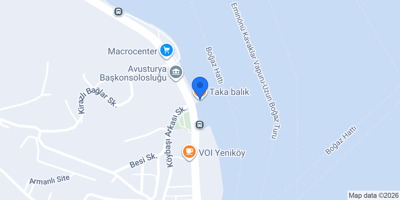 Taka balık konumu