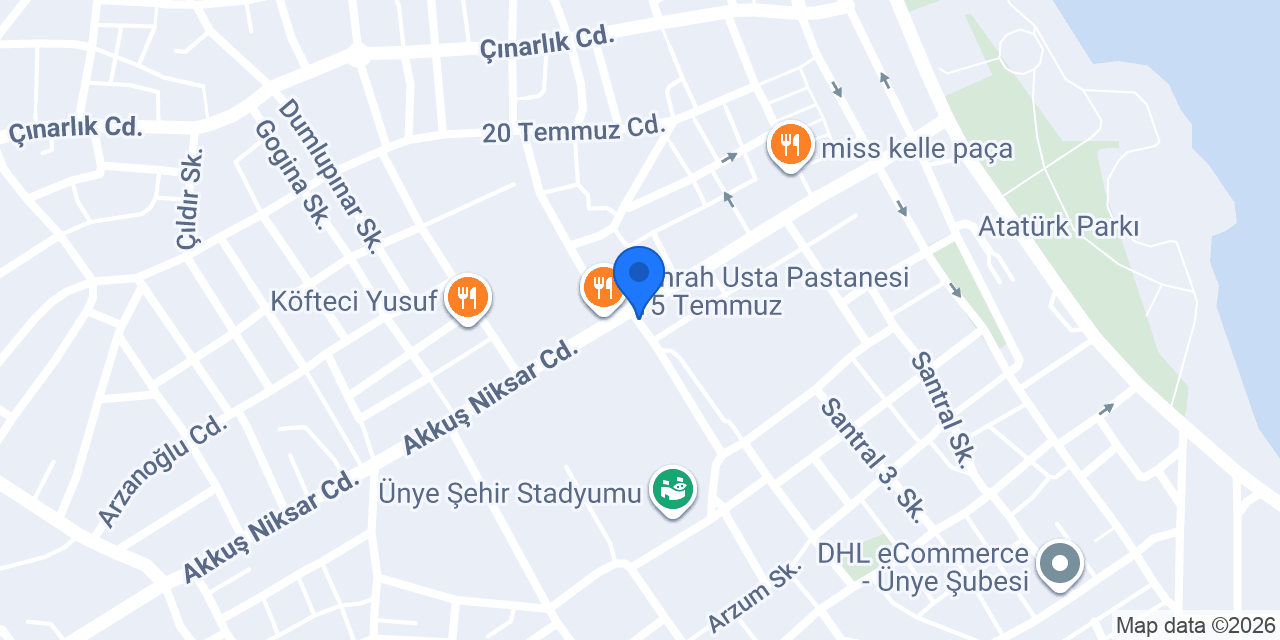 LOCA PLAYSTATİON CAFE ÜNYE konumu