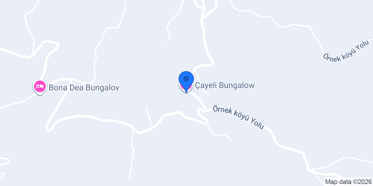 Çayeli Bungalow konumu