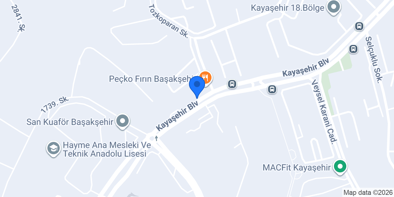 Mef Dental Grup - Başakşehir Diş Kliniği Şubesi konumu