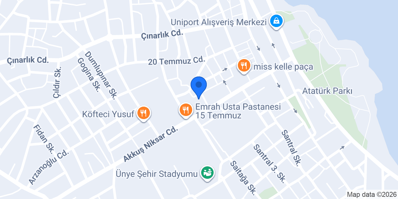 Arıcı Mimarlık konumu
