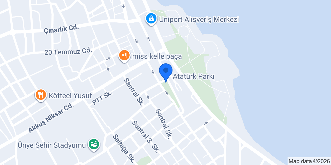 Haşmetlü Restoran konumu
