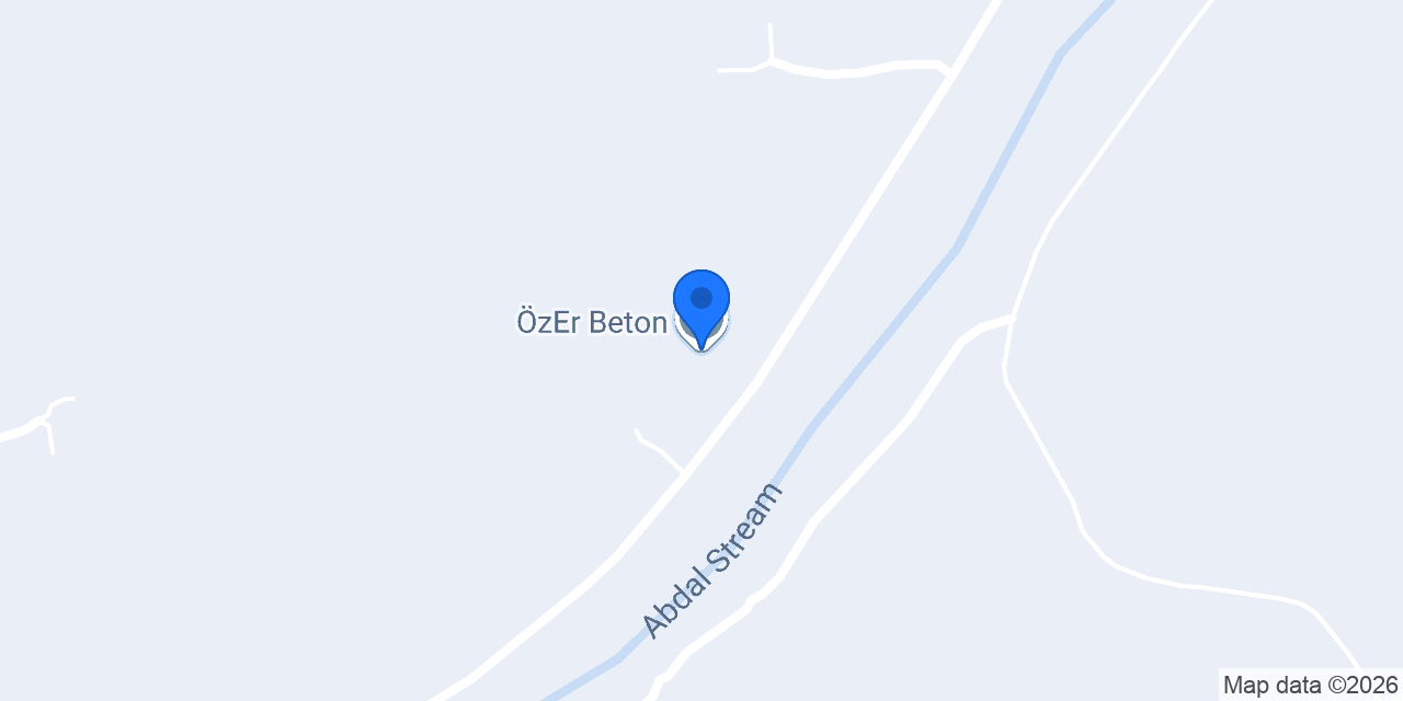 ÖzEr Beton konumu