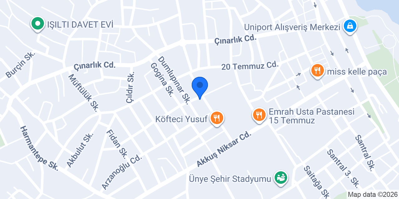 Yaman Kuaför konumu