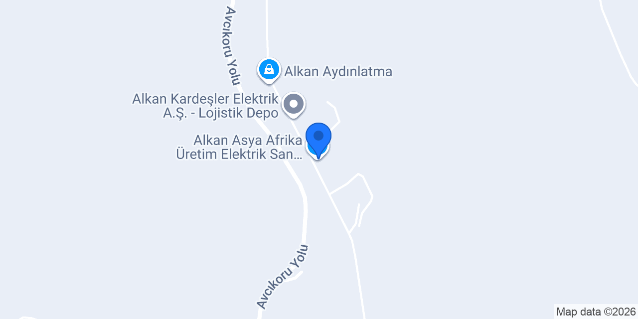 Alkan Asya Afrika Üretim Elektrik San. Tic. A.Ş. konumu