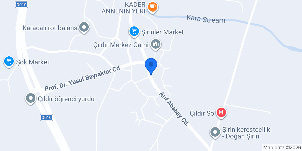 ÇILDIR TAKSİ Emre konumu