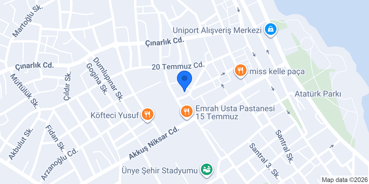 Tan Eczanesi konumu
