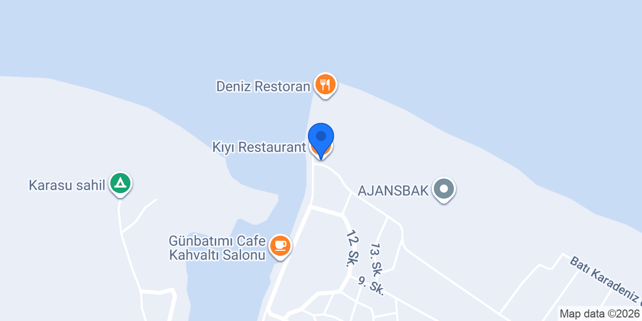 Kıyı Restaurant konumu